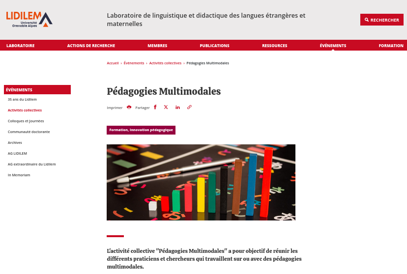 Pédagogies Multimodales